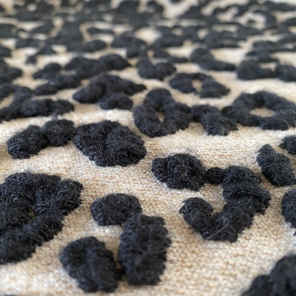 Free People Women’s Dress In Tan/Beige With Black Cheetah Like Design Size M - Picture 6 of 9